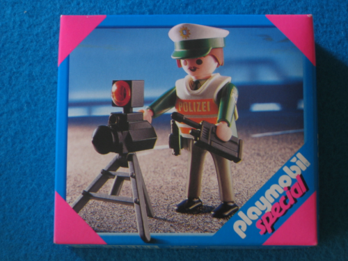 Playmobil special 4609, Polizist mit Radarfalle Grün
