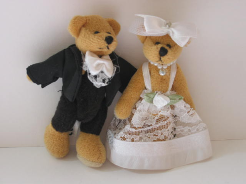 Erstklassig Hochzeitspaar Teddybären Hochzeit