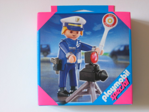 Playmobil special 4669 Polizist mit Radarfalle, blau