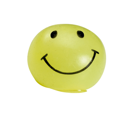 Smile-Flummi zum werfen, für glatte Flächen, Sticky Slime