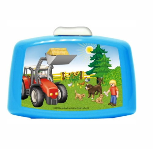 Brotdose,Lunchbox Playmobil Bauernhof , Frühstücksbox Brotbox