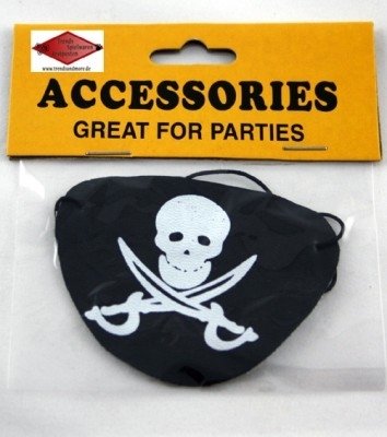 Top 60 x Piraten-Augenklappe Wurfmaterial Kostuem Pirat