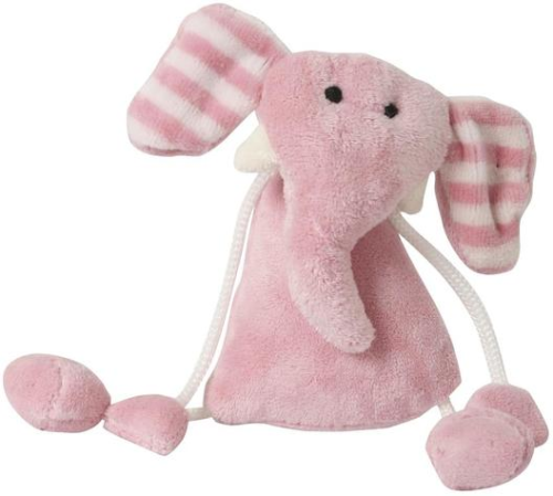 Weiches Schmusetier, der süße rosa Elefant