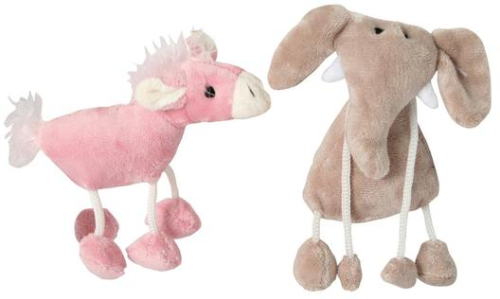 Weiches Schmusetier das süße rosa Pferd Fohlen 15 cm