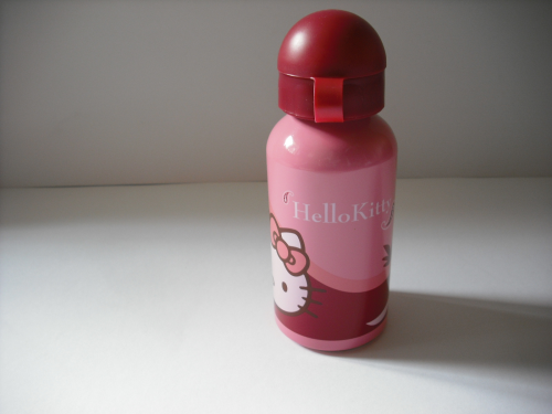 Trinkflasche Hello Kitty, India Aluflasche 400 ml
