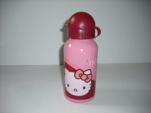 Trinkflasche Hello Kitty, India Aluflasche 400 ml