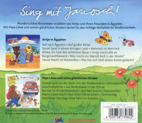 special 2 tolle Musik CD Janosch Tigerente für Kinder