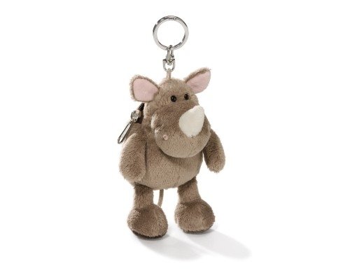 Neu NICI 35828 Nashorn mit Tasche, 12 cm Schlüsselanhänger mit Tasche