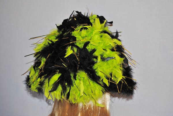 verkauft Neu Dreispitz Piratin grün schwarz, Einzelstück, Piratenhut, handgefertigt, Karnevalshut