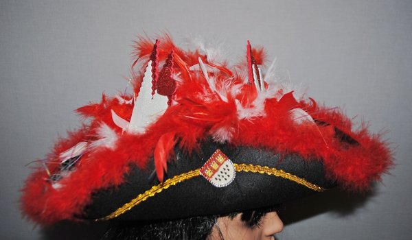 Neuer Köln-Hut, Alaaf-Dom, Kölle rot weiß, Köln Kostüm Dreispitz- colönchen