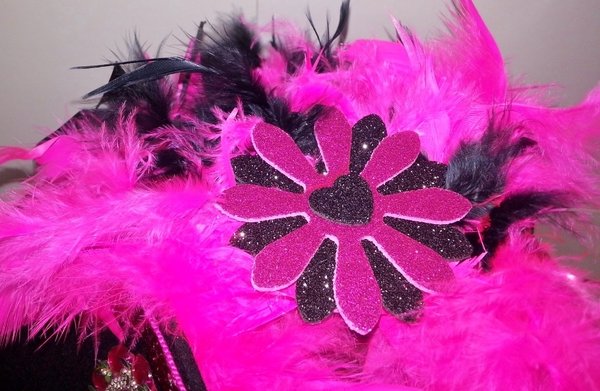 colönchen Pink Pirate Lady Edel-Dreispitz, Gardehut, Wollfilz, Karnevals-Hut, Kölner Karneval